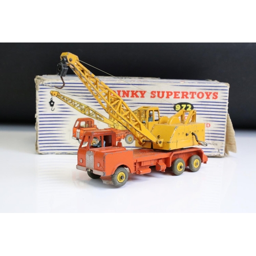 1362 - Six boxed Dinky Supertoys diecast models to include 972 20-Ton Lorry-Mounted Crane 