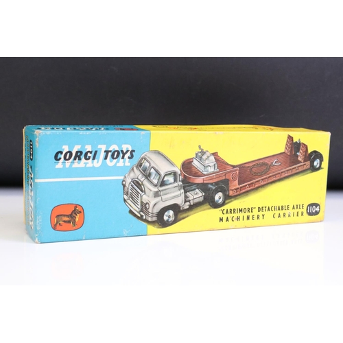 1366 - Two boxed Corgi diecast models to include 1104 Carrimore Detachable Axle Machinery Carrier and 1119 ... 