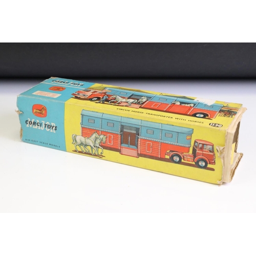 1368 - Two boxed Corgi Chipperfields Circus diecast models to include 1130 Circus Horse Transporter with ho... 