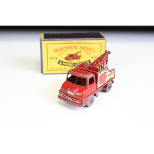 1369 - 13 Boxed Matchbox Lesney 75 Series diecast models to include 13, 48, 39, 1, 24, 54, 48, 6, 57, 49, 6... 