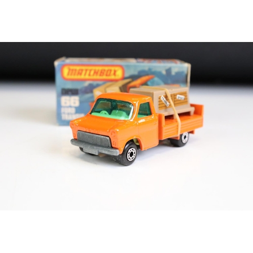 1298A - 14 Boxed Matchbox 75 Series diecast models to include 10 x Superfast models (2 x 66 Ford Transit, 2 ... 