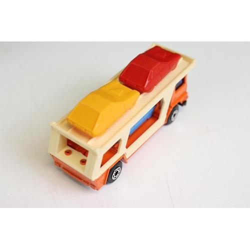 1298A - 14 Boxed Matchbox 75 Series diecast models to include 10 x Superfast models (2 x 66 Ford Transit, 2 ... 