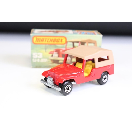 1298A - 14 Boxed Matchbox 75 Series diecast models to include 10 x Superfast models (2 x 66 Ford Transit, 2 ... 