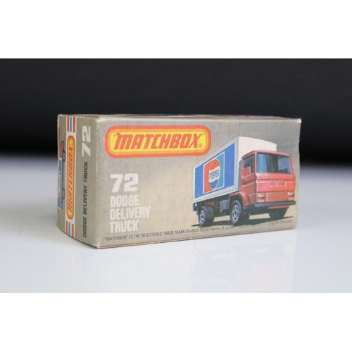 1298A - 14 Boxed Matchbox 75 Series diecast models to include 10 x Superfast models (2 x 66 Ford Transit, 2 ... 