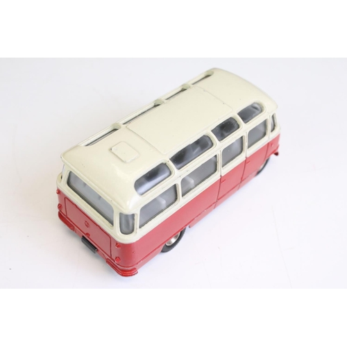 1300 - Boxed French Dinky 541 Mercedes Benz Small Bus diecast model in red & white, minimal paint wear vg o... 