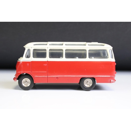 1300 - Boxed French Dinky 541 Mercedes Benz Small Bus diecast model in red & white, minimal paint wear vg o... 