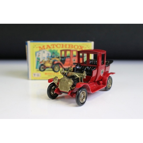 1302 - Ten boxed Matchbox diecast models to include 2 x 75 Series (17 The Londoner, 18 Hondarora), 2 x Mode... 