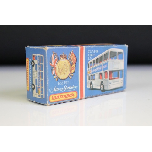 1302 - Ten boxed Matchbox diecast models to include 2 x 75 Series (17 The Londoner, 18 Hondarora), 2 x Mode... 