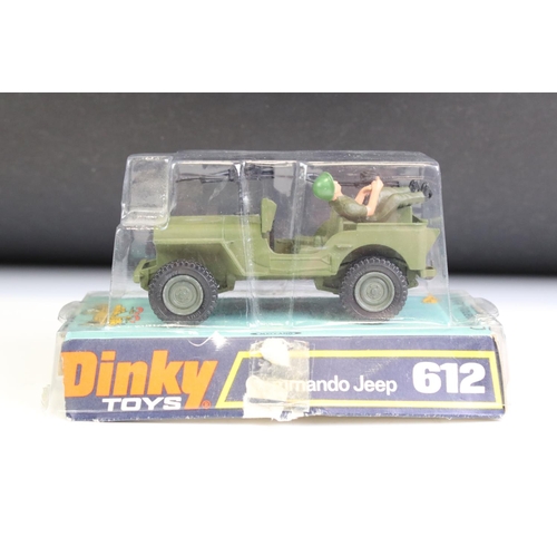 1303 - Three boxed Britains models to include 9777 Military Land Rover (poor box, missing an end flap), 612... 