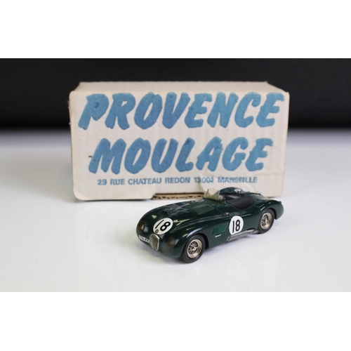 1308 - Two boxed Provence Moulage kit built plastic models to include Jaguar C - 1er LM 53 and Jaguar MK2 (... 