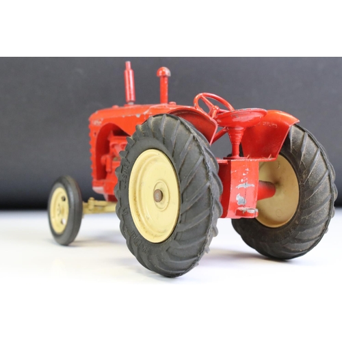 1310 - Lesney Massey Ferguson 745D diecast model in red with cream hubs, some paint loss