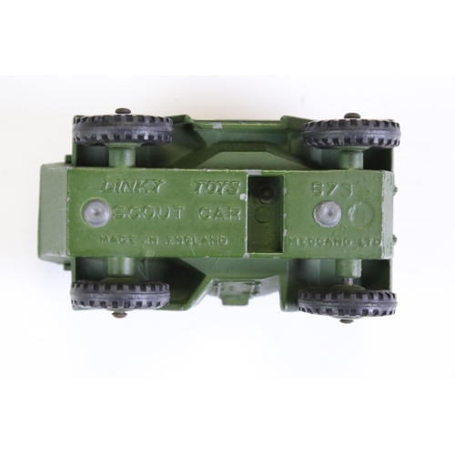 1347 - Over 25 Dinky mid 20th C military diecast models to include Supertoys 660 Tank Transporter, 688 Fiel... 