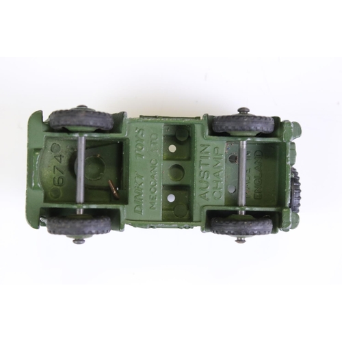 1347 - Over 25 Dinky mid 20th C military diecast models to include Supertoys 660 Tank Transporter, 688 Fiel... 