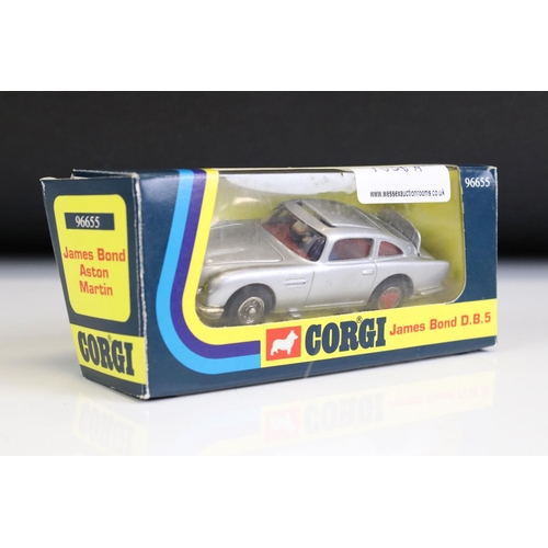 1356A - Boxed Corgi 96655 James Bond 007 Aston Martin DB5 diecast model with limited edition certificate, di... 