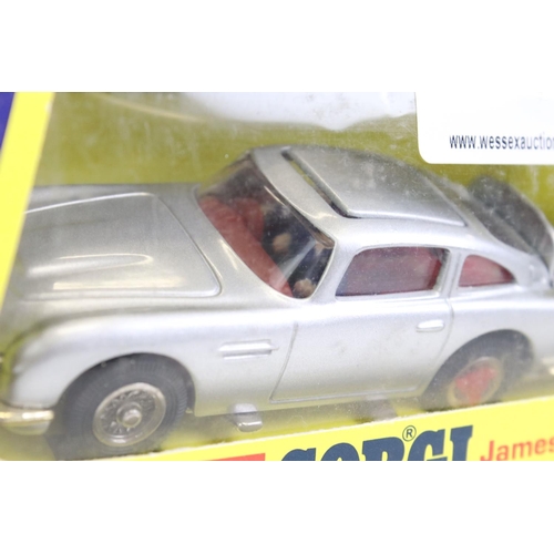 1356A - Boxed Corgi 96655 James Bond 007 Aston Martin DB5 diecast model with limited edition certificate, di... 