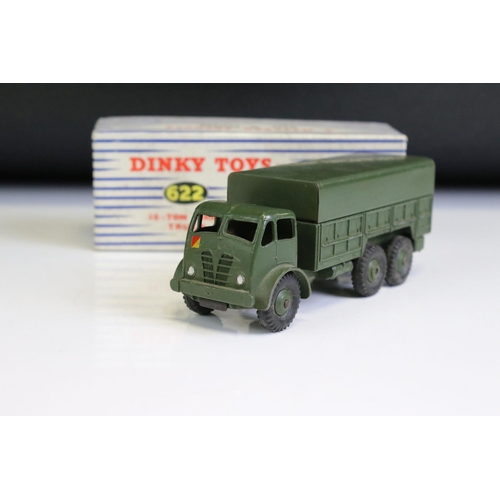 1370 - Seven Boxed military diecast models to include 4 x Dinky (622 10-Ton Army Truck, 693 7.2 Howitzer, 6... 