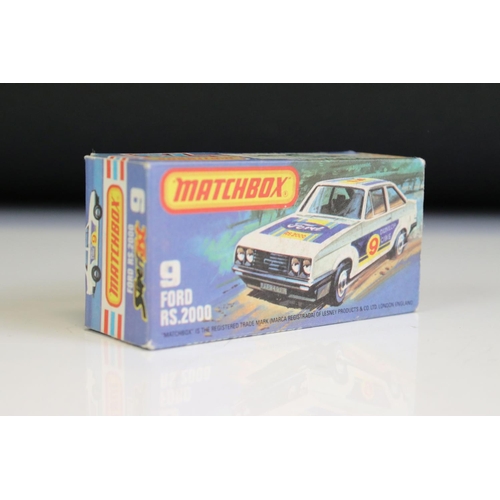 1377 - Matchbox 75 Trade Box containing 13 x boxed Matchbox Superfast & Rolamatics diecast models to includ... 