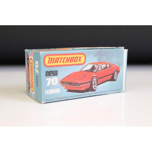 1377 - Matchbox 75 Trade Box containing 13 x boxed Matchbox Superfast & Rolamatics diecast models to includ... 