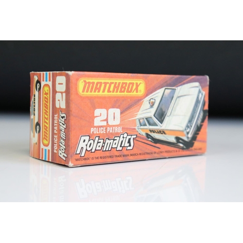 1377 - Matchbox 75 Trade Box containing 13 x boxed Matchbox Superfast & Rolamatics diecast models to includ... 