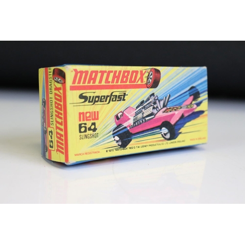 1378A - Nine boxed Matchbox Superfast diecast models to include 9 AMX Javelin, 40 Guildsman 1, 58 Woosh N Pu... 