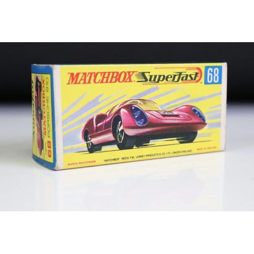 1378A - Nine boxed Matchbox Superfast diecast models to include 9 AMX Javelin, 40 Guildsman 1, 58 Woosh N Pu... 