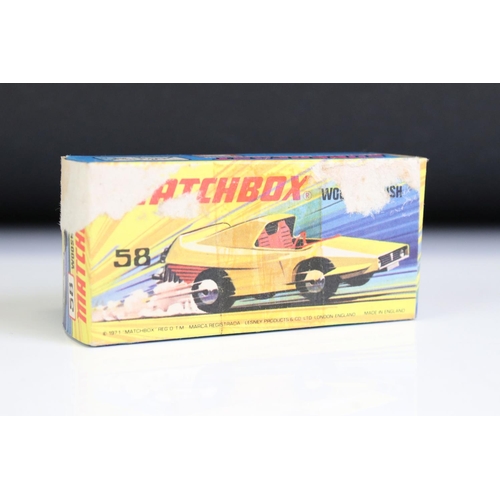 1378A - Nine boxed Matchbox Superfast diecast models to include 9 AMX Javelin, 40 Guildsman 1, 58 Woosh N Pu... 