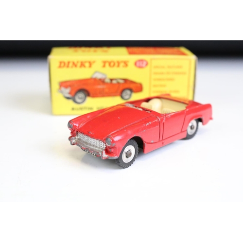 1379 - Five boxed diecast models to include 4 x Dinky (145 Singer Vogue in gd condition with poor box, 693 ... 