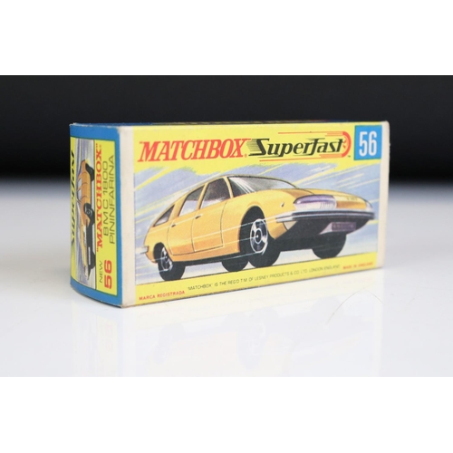 1379A - Ten boxed Matchbox Superfast diecast models to include 45 Mercedes 300 SE., 45 Ford Group 6, 56 BMC ... 