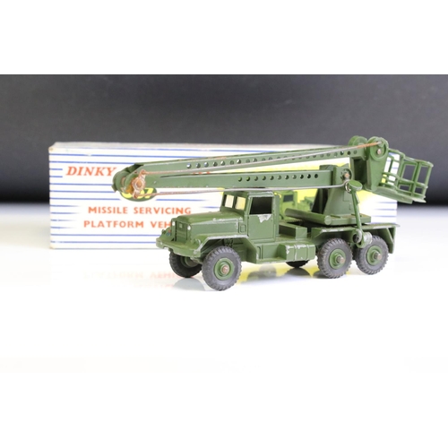 1380 - Two boxed Dinky military diecast models to include 667 Missile Servicing Platform Vehicle and 666 Mi... 