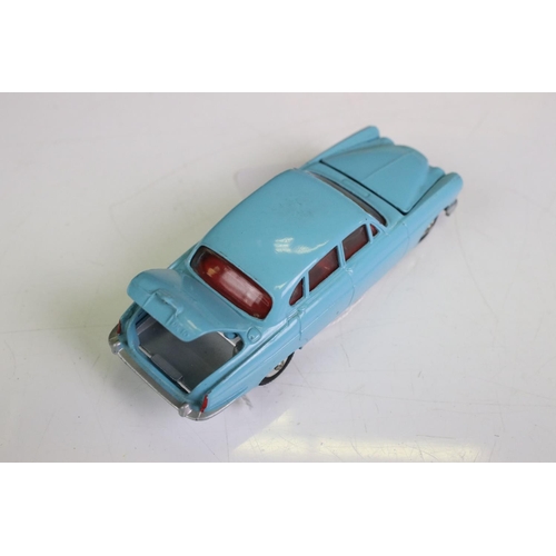 1335 - Four boxed Corgi diecast models to include 238 'By Special Request' Jaguar Mark X in pale blue (box ... 