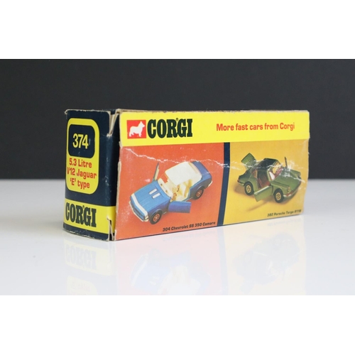 1335 - Four boxed Corgi diecast models to include 238 'By Special Request' Jaguar Mark X in pale blue (box ... 