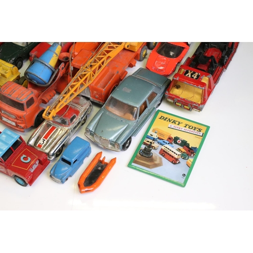 1338 - Around 40 mostly mid 20th C play worn diecast models, to include Dinky and Corgi, featuring Corgi ER... 