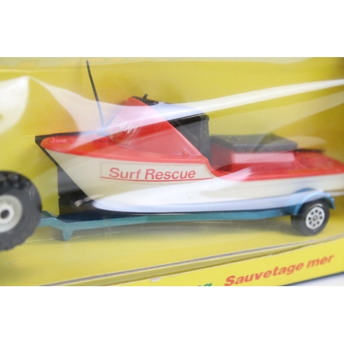 1384 - Two boxed Corgi Chopper Squad diecast models to include 927 Jet Ranger and 35 Surf Rescue, both ex