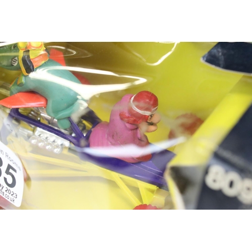 1385 - Boxed Corgi Comics 809 Dick Dastardly Racing Car diecast model, diecast excellent, tatty box with wi... 