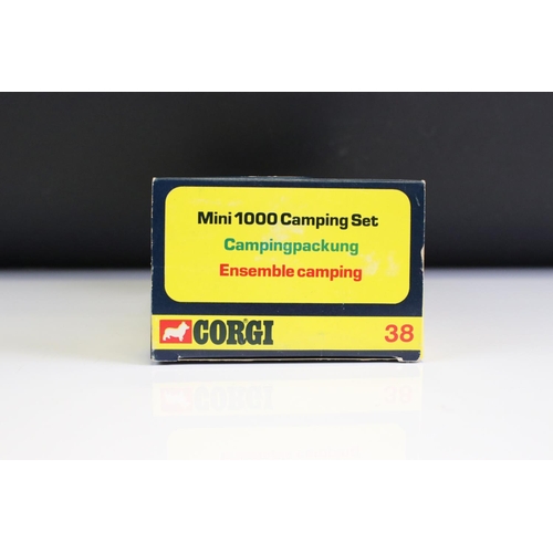 1405 - Boxed Corgi 38 Mini 1000 Camping Set diecast model complete with figures, appears to be unremoved fr... 