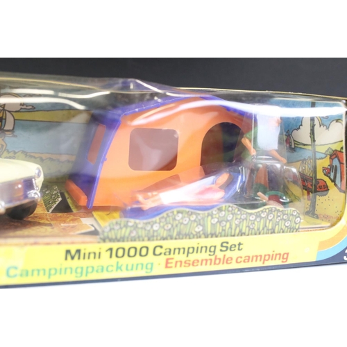 1405 - Boxed Corgi 38 Mini 1000 Camping Set diecast model complete with figures, appears to be unremoved fr... 