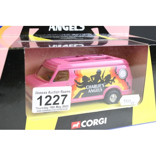 1227 - Five boxed Corgi TV related diecast models to include 2 x Gerry Anderson Thunderbirds (CC00601 FAB 1... 