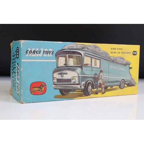 1396 - Boxed Corgi Major 1126 Ecurie Ecosse Racing Car Transporter diecast model, diecast vg with gd box