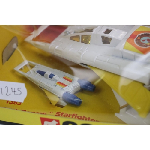 1401 - Boxed Corgi 1363 Buck Rogers Starfighter diecast model, complete, diecast excellent, box vg with squ... 