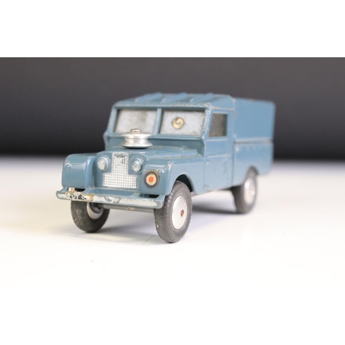 1403 - Boxed Corgi 351 Land Rover RAF Vehicle diecast model, shows paint wear and loss, fair-gd box