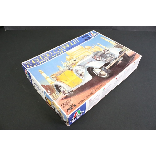 234 - Six boxed & unbuilt model kits to include 4 x OO Gauge Springside Models white metal kits (92 Morris... 