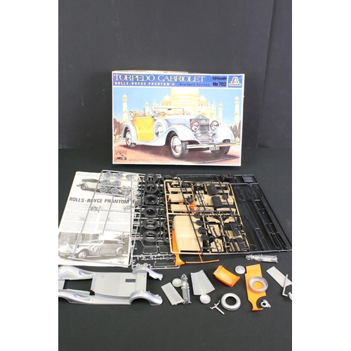 234 - Six boxed & unbuilt model kits to include 4 x OO Gauge Springside Models white metal kits (92 Morris... 