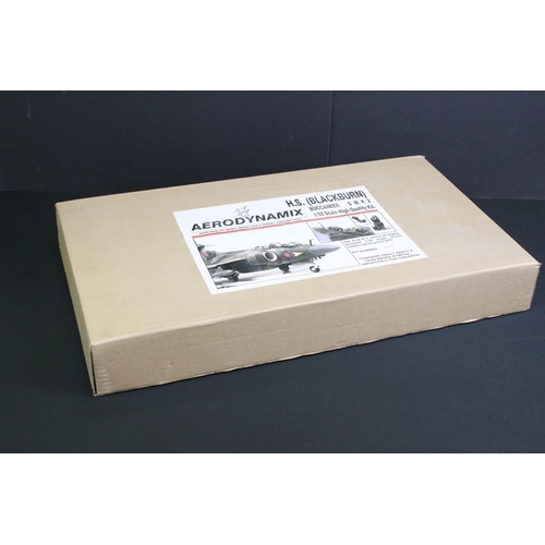 248 - Boxed & unbuilt Aerodynamix 1/32 H.S. Blackburn Buccaneer S M K 2 vacuform & metal model kit, with i... 