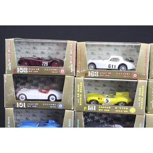 1222 - 18 Boxed / cased Brumm 1/43 scale diecast models featuring 14 x Oro examples, Anteprima multi-model ... 