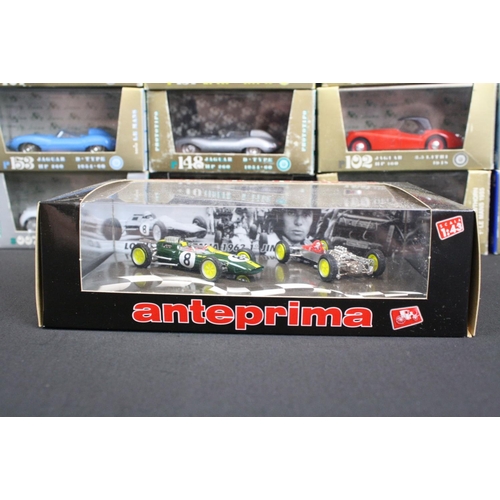 1222 - 18 Boxed / cased Brumm 1/43 scale diecast models featuring 14 x Oro examples, Anteprima multi-model ... 