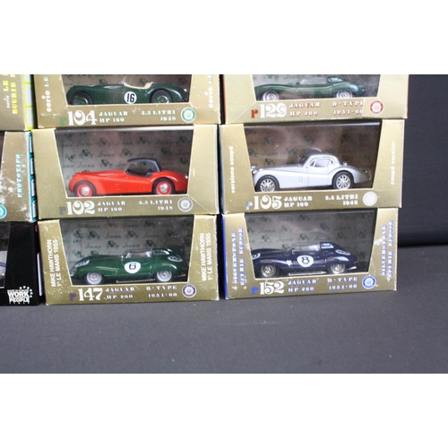 1222 - 18 Boxed / cased Brumm 1/43 scale diecast models featuring 14 x Oro examples, Anteprima multi-model ... 