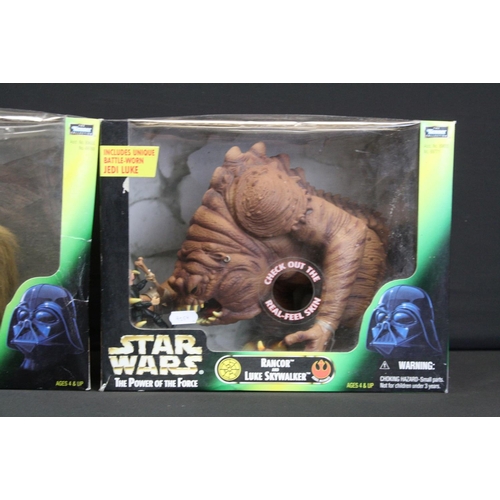 357 - Star Wars - Two boxed Kenner The Power of The Force figure & accessory sets to include Bantha and Tu... 