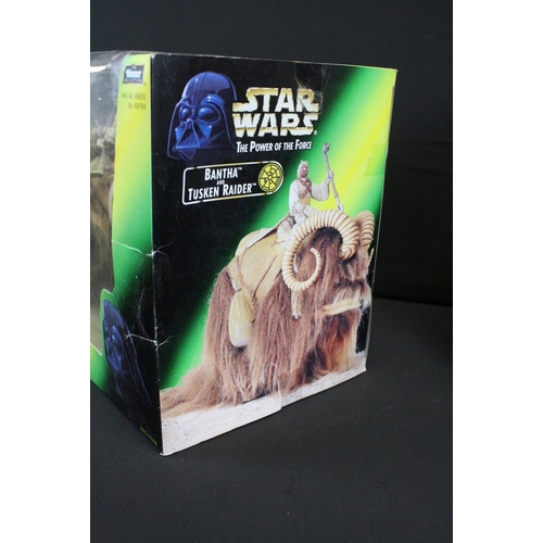 357 - Star Wars - Two boxed Kenner The Power of The Force figure & accessory sets to include Bantha and Tu... 