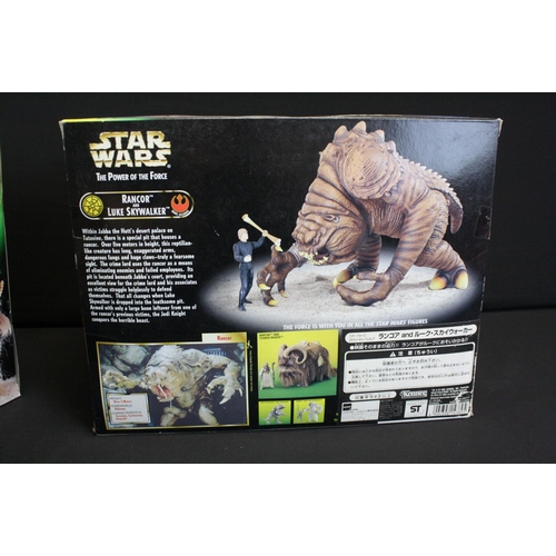 357 - Star Wars - Two boxed Kenner The Power of The Force figure & accessory sets to include Bantha and Tu... 