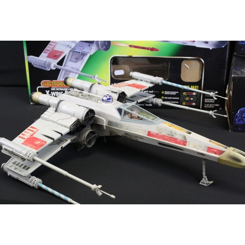 360 - Star Wars - Two boxed Kenner vehicle & figure sets to include Tatooine Skiff and Y Wing Fighter (som... 